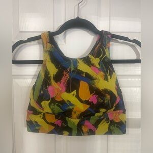 Lululemon Colorful Abstract Women's sports bra